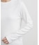 【PETIT BATEAU／プチバトー】ポワンココットクルーネック長袖Tシャツ