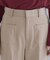 【es】アウトポケットセミフレアパンツ【洗濯機OK】