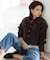 シャギーショートカーディガン【洗濯機OK】