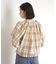 チェックギャザーブラウス【洗える】