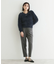 【洗える】両面起毛テーパードパンツ