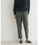 【洗える】両面起毛テーパードパンツ