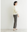 【洗える】両面起毛テーパードパンツ