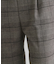 【洗える】両面起毛テーパードパンツ