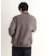 シャークスキン薄中綿リブブルゾン