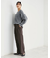 【洗えるパンツ】裏起毛タックワイド