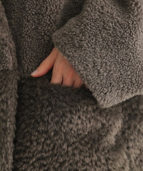 マシュマロボア素材切替Pコート｜ザショップティーケーの通販｜&mall