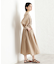 麻調メッシュワンピース【洗える】