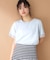 袖シアーTシャツ【接触冷感/洗濯機OK】