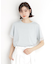 袖シアーTシャツ【接触冷感/洗濯機OK】