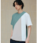 アムンゼン異素材切替半袖Tシャツ
