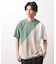 アムンゼン異素材切替半袖Tシャツ