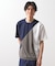 アムンゼン異素材切替半袖Tシャツ