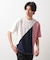 アムンゼン異素材切替半袖Tシャツ