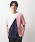 アムンゼン異素材切替半袖Tシャツ
