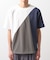 アムンゼン異素材切替半袖Tシャツ
