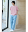 ミニフクレキーネック半袖Tシャツ