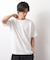 ミニフクレキーネック半袖Tシャツ