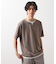ミニフクレキーネック半袖Tシャツ