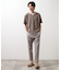 ミニフクレキーネック半袖Tシャツ