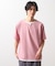ミニフクレキーネック半袖Tシャツ