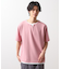ミニフクレキーネック半袖Tシャツ