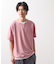 ミニフクレキーネック半袖Tシャツ