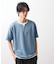 ミニフクレキーネック半袖Tシャツ