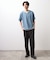 ミニフクレキーネック半袖Tシャツ