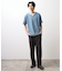 ミニフクレキーネック半袖Tシャツ