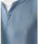 ミニフクレキーネック半袖Tシャツ