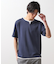 ミニフクレキーネック半袖Tシャツ