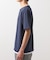 ミニフクレキーネック半袖Tシャツ