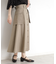 フラップベルト付きスカート【洗える】
