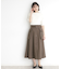 フラップベルト付きスカート【洗える】