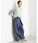 袖シャーリングシアープルオーバー【洗濯機OK】