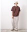ダブルフェイス半袖Tシャツ　【洗濯機OK】