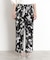 フラワープリントイージーパンツ【洗える】