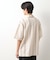 クラフトレースアンサンブルシャツ【半袖Tシャツセットアイテム/オーバーサイズ/洗濯機OK】