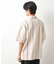 クラフトレースアンサンブルシャツ【半袖Tシャツセットアイテム/オーバーサイズ/洗濯機OK】