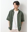 クラフトレースアンサンブルシャツ【半袖Tシャツセットアイテム/オーバーサイズ/洗濯機OK】