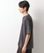 スウェードプリント半袖Tシャツ　【オーバーサイズ/洗濯機OK】