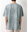 スウェードプリント半袖Tシャツ　【オーバーサイズ/洗濯機OK】
