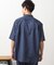 クールファイバーバンドカラー半袖シャツ　接触冷感／吸水速乾／UVケア／軽量／セットアップ可