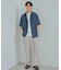 ブッチャー配色ワイドパンツ