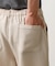ブッチャー配色ワイドパンツ