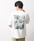 ボタニカルプリントオーバーサイズ半袖Ｔシャツ