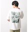 ボタニカルプリントオーバーサイズ半袖Ｔシャツ