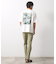 ボタニカルプリントオーバーサイズ半袖Ｔシャツ