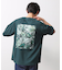 ボタニカルプリントオーバーサイズ半袖Ｔシャツ